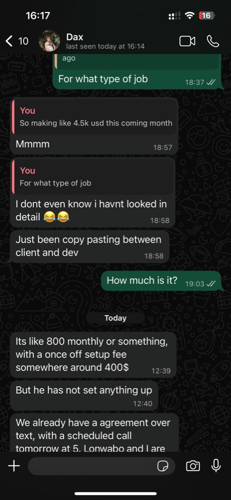 $4.5k month pace